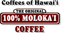 Hawaii coffee.100% Molokai coffee